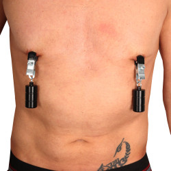 The Red Poids pour seins / Ballstretcher 200g avec pinces - 2 pièces